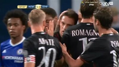 بالفيديو..بونافنتورا لاعب ميلان يحرز هدف رائع من ركلة حرة فى شباك تشيلسي