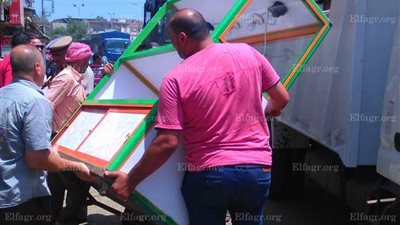 حملة أمنية موسعة لإزالة الإشغالات والمخالفات المرورية بفارسكور..