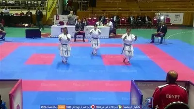 مصر تفوز بالمركز الأول بالبطولة العربية للكاراتيه .. والأردن في المركز الثاني 