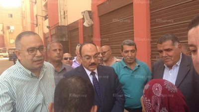 محافظ القليوبية ونائب وزير الاسكان يتفقدان مشروع مساكن الإيواء ..(صور)
