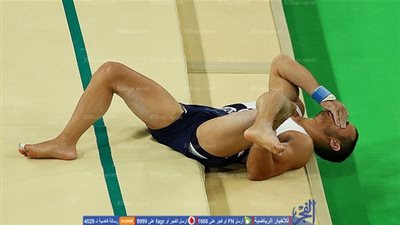 بالفيديو والصور .. إصابة مروعة للاعب الجمباز الفرنسي فى أولمبياد ريو دى جانيرو