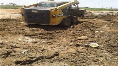 إخلاء أرض الاصلاح الزارعى وتسليمها الى جمعيه الاصلاح بسنورس بالفيوم 