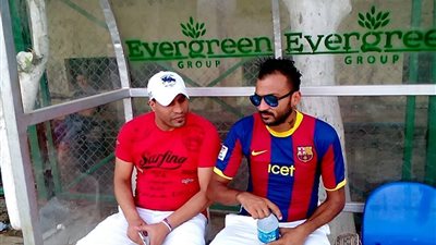 بالصور .. إبراهيم سعيد يتابع إختبارات جولدي