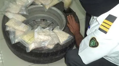 إحباط تهريب نصف مليون حبة كبتاجون بالبطحاء