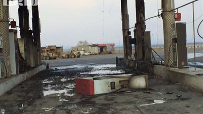 مدني وادي الفرع يُخمد حريقاً نشب في محطة وقود بطريق الهجرة