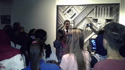 زيارة وفود الملتقي العربي الثالث إلى مكتبة الإسكندرية