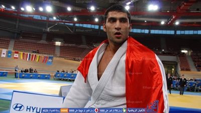 شاهج لحظة فوز رمضان درويش بطل مصر على لاعب سيشيل