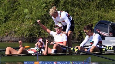 رجال وسيدات ألمانيا يحصدان ذهبيتا التجديف