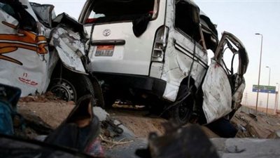 إصابة 15 شخص في حوادث متفرقة على طريق السخنة بالسويس