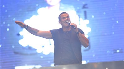 عمرو دياب ينهي حفله في الساحل الشمالي على أنغام 