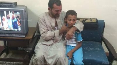 العثور على طفل بعد هروبة من أسرته بالمنيا لضياع هاتفة المحمول ببني سويف (صور)