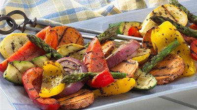 لرجيم صحي ومفيد..وصفة سلطة الخضار المشوية 