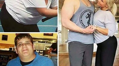 بالصور.. أزواج فقدوا أوزانهم سوياً