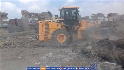 بدء أعمال تجهيز أرض مشروع الإسكان الاجتماعي بكفر سعد (صور)