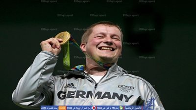 ريو 2016.. الألماني رايتس يحصد ذهبية المسدس السريع 25 م