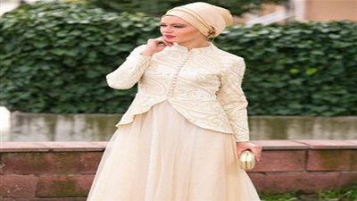 احدث اطلالات لفساتين السواريه للمحجبات  2017