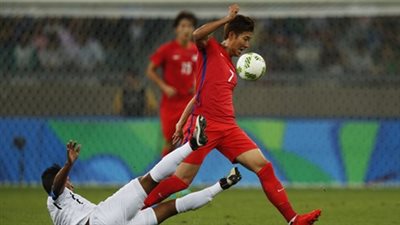 صور مباراة كوريا الجنوبية والهندوراس في أولمبياد البرازيل  