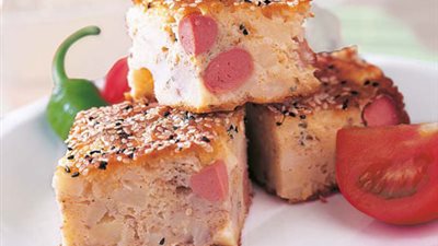 طريقة تحضير جاتوه الهوت دوج والبطاطا