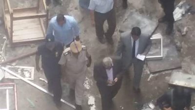 مدير أمن البحيرة يصل لموقع انفجار محل جزارة دمنهور.. (صور)