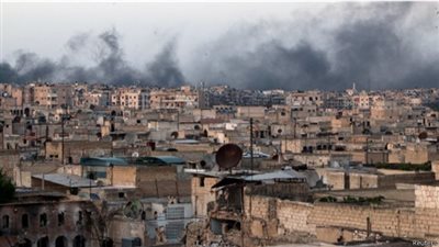 قتلى وجرحى جراء قصف روسي على مدينة حلب السورية