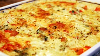 طريقة عمل صينية الجلاش بالدجاج