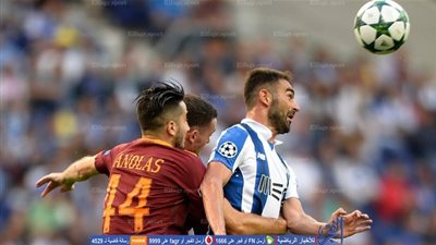 بالفيديو.. روما تتقدم على بورتو بهدف 