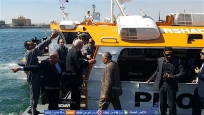  زيارة وزير النقل للسويس 