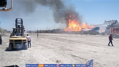 عقب حريق مخزن الخشب بأم زغيو.. الحماية المدنية: المخزن غير مرخص وسنحرر محضر ضد المالك