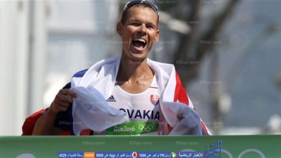 ريو 2016.. السلوفاكي توث يحصد ذهبية باق 50 كلم مشيًا   