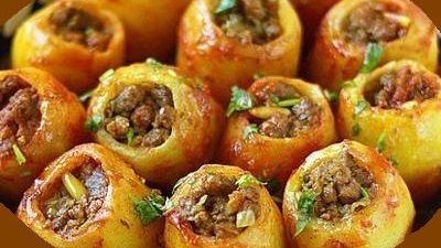 طريقة عمل البطاطس المحشية باللحمة المفرومة