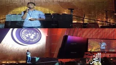 محمد عساف يشارك في اليوم العالمي للإنسانية بالأمم المتحدة (صور)