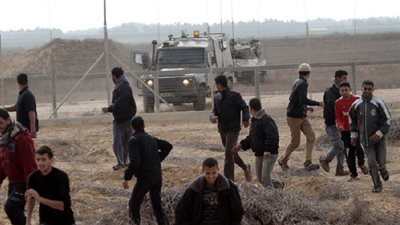 إصابة 5 شبان برصاص الاحتلال في غزة