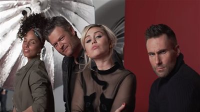 أليشا كيز و مايلي سايرس في إعلان الموسم الـ 11 من The Voice.. (فيديو)