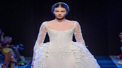  أجمل إطلالات لفساتين الزفاف في أسبوع موضة الهوت كوتور 