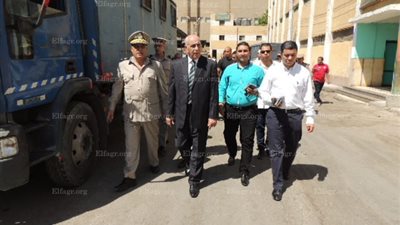 جولة تفقدية لمدير أمن المنيا للاطمئنان على الحالة الأمنية.. (صور)