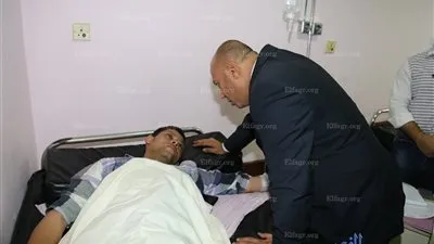 محافظ المنوفية يتفقد مُصابى كمين العجيزى بمستشفى السادات المركزى (فيديو وصور)