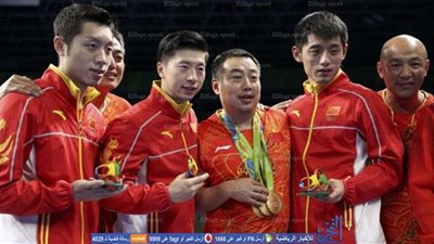 ريو 2016.. الصين تحتفظ بعرش تنس الطاولة في الأولمبياد