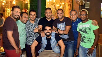 نجوم الفن في حفل عيد ميلاد الشاعر تامر حسين (صور)