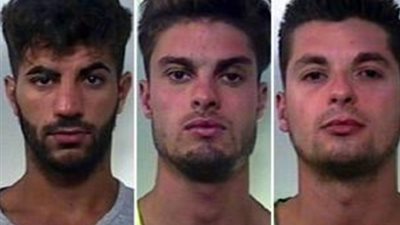 لحظة اعتداء 