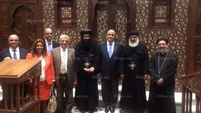 وزير السياحة يتفقد كنائس مصر القديمة والمعادى