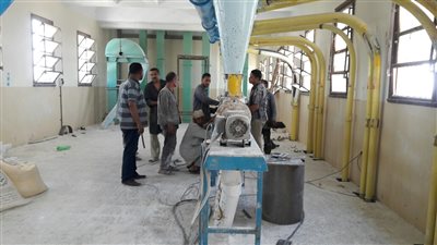 انتهاء أعمال الصيانة بمعدات مطحن سلندرات جنوب الأقصر