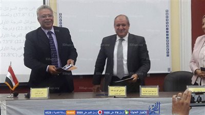 توقيع بروتوكول تعاون بين نقابة المهن العلمية والأكاديمية العربية للعلوم بالإسكندرية (صور)