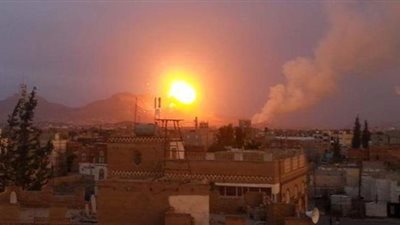 التحالف يقصف معسكرات الانقلابيين في صنعاء