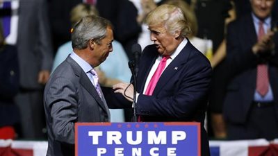 نايجل فاراج: ما كنت لأصوت لكلينتون ولو دفعوا لي أموالاً