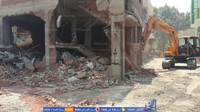 إزالة 27 حالة تعدي على الأراضي الزراعية بأبو الغيط  (صور)