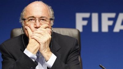 بلاتر أمام محكمة التحكيم خلال نظر الطعن على إيقافه 