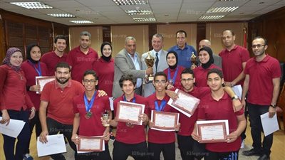  محافظ كفر الشيخ يكّرم بعثة كرة السرعة المشاركة فى بطولة العالم للأندية ببولندا