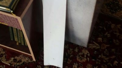  سقوط ريشة مروحة ونجاة المُصلين منها بجامع العباس