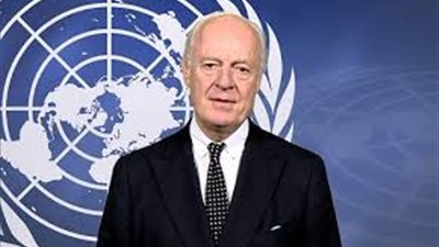 دى ميستورا ينضم إلى لقاء كيرى ولافروف فى جنيف