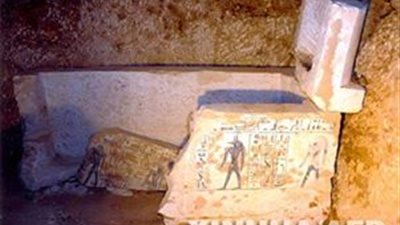 البحث الجنائي يحقق فى محاولة سرقة مقبرة 